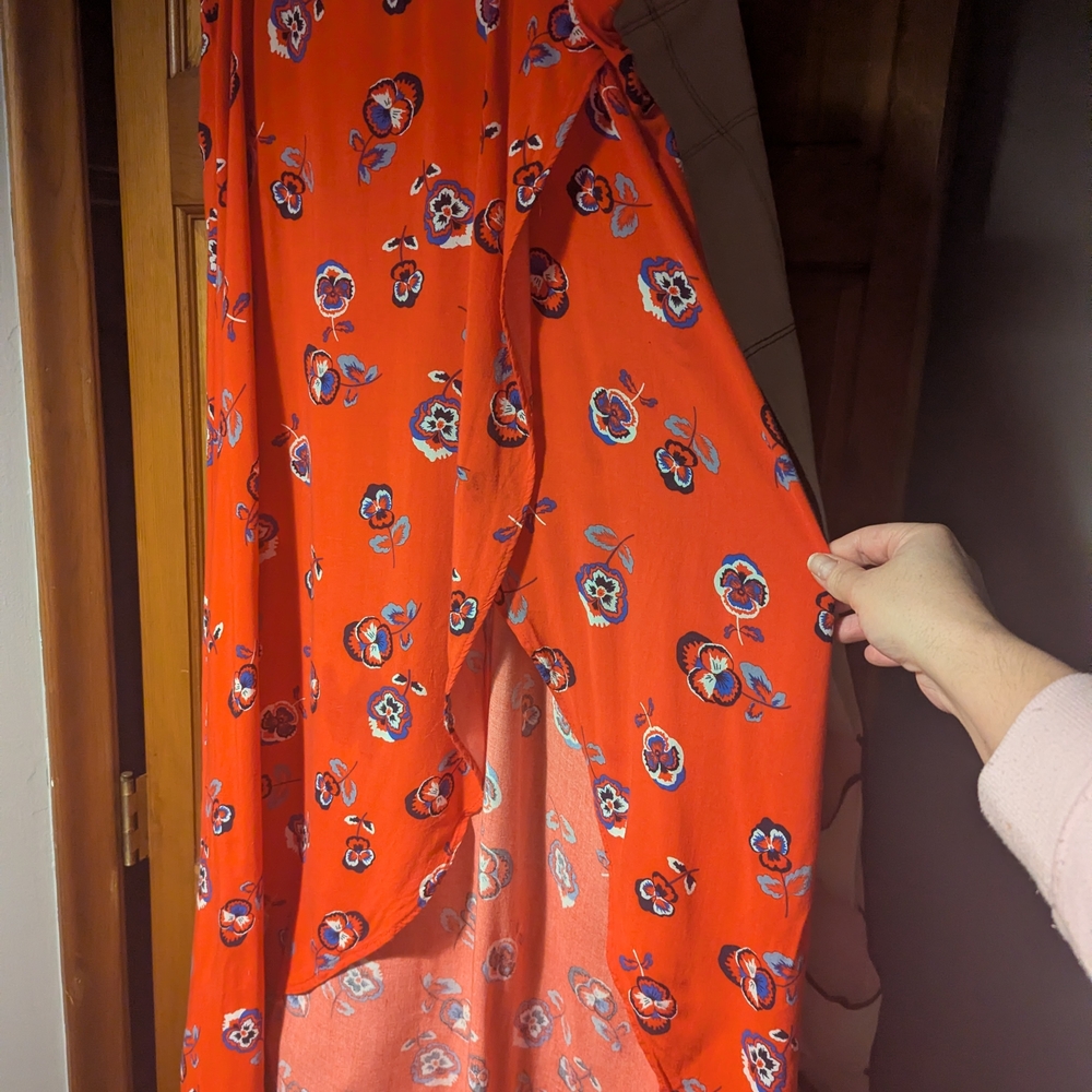 Floral Wrap Skirt
